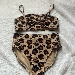 Leopard Print Highwaisted Bikini. Target Art Class